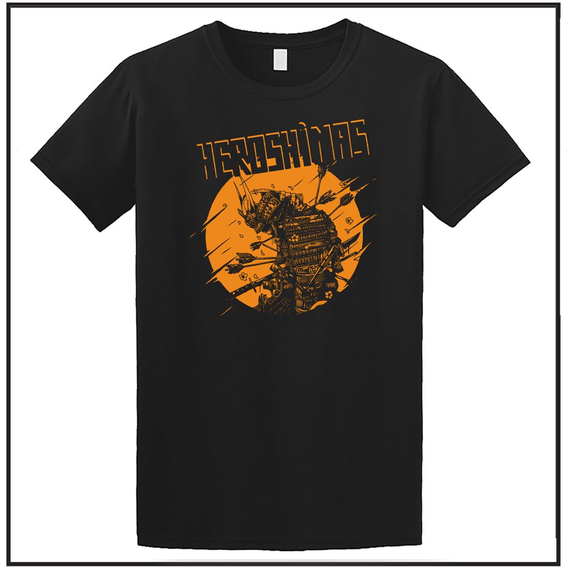 heroshimas Sunset Samurai TS black - heroshimas